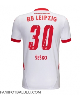 RB Leipzig Benjamin Sesko #30 Tricou Fotbal Replică 2024-25 Barbati Acasa